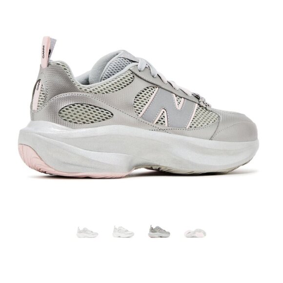 NEW GANNI x New Balance Silver and Pink WRPD Runner UNISEX